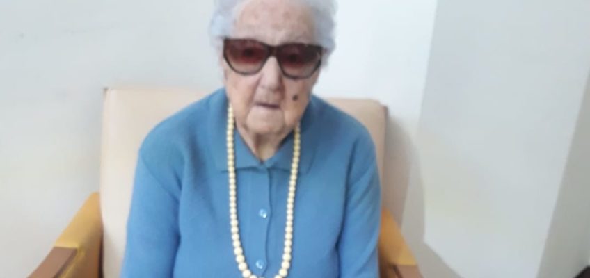 MARIA PORCARELLI COMPIE 105 ANNI