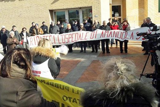 MANIFESTAZIONE CONTRO IL PIANO SANITARIO REGIONALE