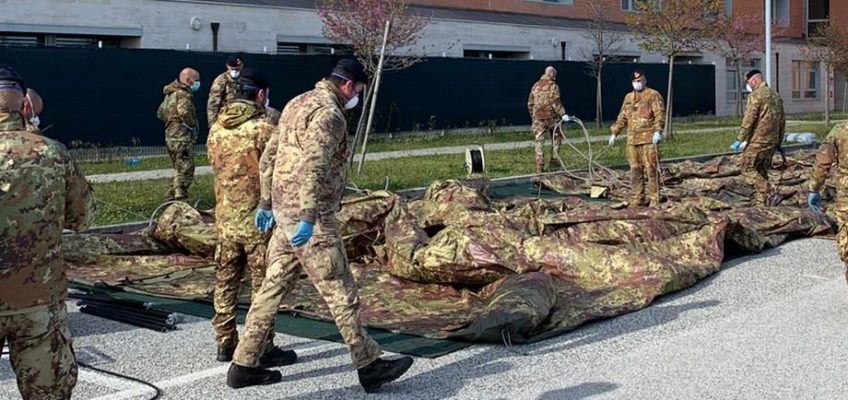 A  JESI ARRIVA L’OSPEDALE DA CAMPO DELLA MARINA MILITARE