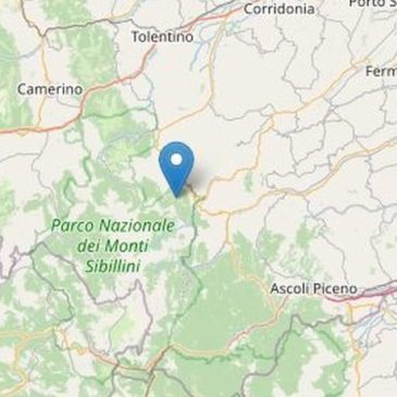 TERREMOTO NELLA NOTTE: EPICENTRO AD AMANDOLA