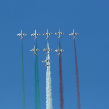 FRECCE TRICOLORI A LORETO E ANCONA