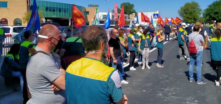 GRUPPO ELICA, MANIFESTAZIONE A CASTELFIDARDO