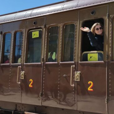 PASQUETTA A BORDO DEL TRENO STORICO SULLA TRATTA FABRIANO – PERGOLA