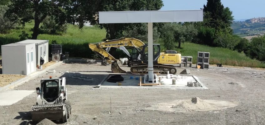 A PENNA SAN GIOVANNI  IL COMUNE REALIZZA IL DISTRIBUTORE DI CARBURANTE