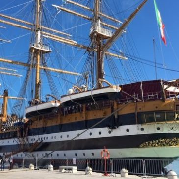 L’AMERIGO VESPUCCI AL PORTO DI  ANCONA