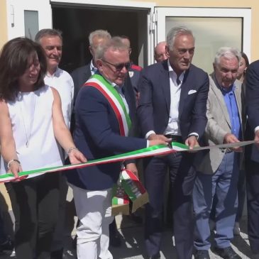 IL PRESIDENTE GRAVINA INAUGURA IL CAMPO SPORTIVO