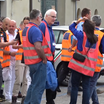 AD ARCEVIA LA MAXI ESERCITAZIONE CON SIMULAZIONE DI TERREMOTO E PANDEMIA