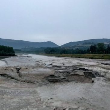 A CAUSA DEL MALTEMPO IL LAGO DELLE GRAZIE  DI TOLENTINO RIMANE A SECCO