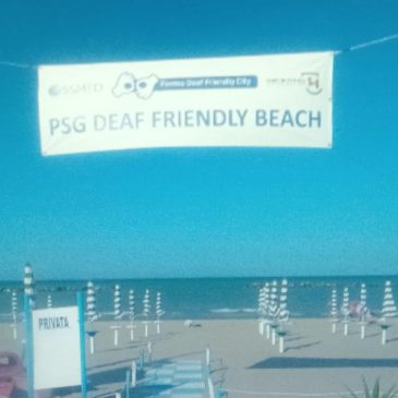 A PORTO SAN GIORGIO ARRIVA LA “SPIAGGIA AMICA DEI SORDI”