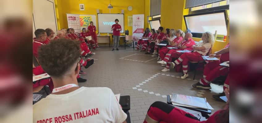 A FANO IL CAMPO PER I VOLONTARI DELLA CROCE ROSSA