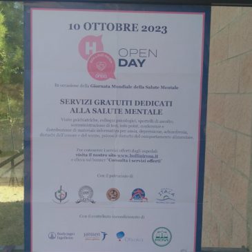 GIORNATA MONDIALE SALUTE MENTALE, OPEN DAY IN TUTTA LA REGIONE MARCHE