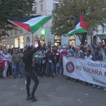 AD ANCONA LA MANIFESTAZIONE PER LA PALESTINA LIBERA