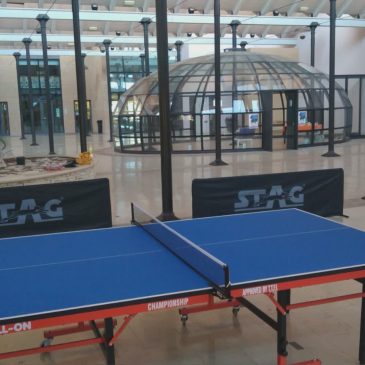 FERMO, IL PING PONG INCLUSIVO IN PIAZZA SAGRINI