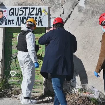 GIALLO DI ANDREEA: NUOVO  SOPRALLUOGO NEL CASOLARE