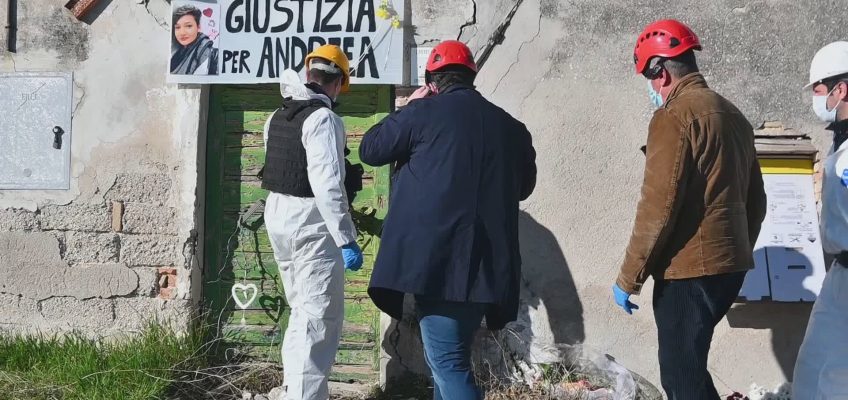 GIALLO DI ANDREEA: NUOVO  SOPRALLUOGO NEL CASOLARE