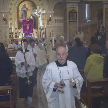 TOLENTINO, L’INIZIO DELLA QUARESIMA CON LA PROCESSIONE