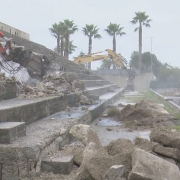 SAN BENEDETTO DEL TRONTO, INIZIATA LA DEMOLIZIONE DELLO STADIO BALLARIN