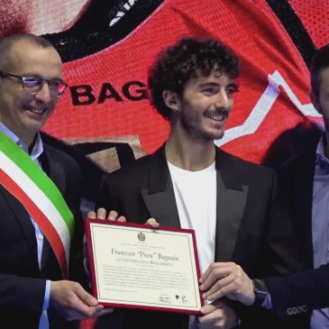 PESARO “PECCO” BAGNAIA E’ CITTADINO BENEMERITO