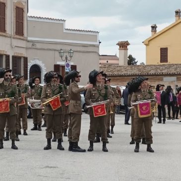 A MONTE SAN VITO FESTEGGIAMENTI CON I BERSAGLIERI PER I 100 ANNI DEI REDUCI E COMBATTENTI