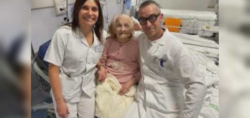 BENITE, “NONNA DI FERRO”: OPERATA AL FEMORE A 103, DOPO DUE GIORNI TORNA A CAMMINARE