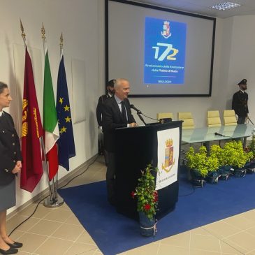 LA POLIZIA FESTEGGIA I 172 ANNI DALLA SUA FONDAZIONE