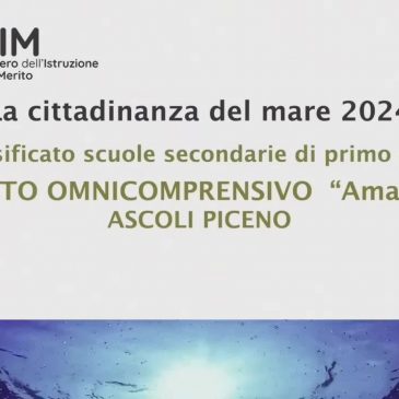 LA SCUOLA DI AMANDOLA PROTAGONISTA ALLA GIORNATA DEL MARE