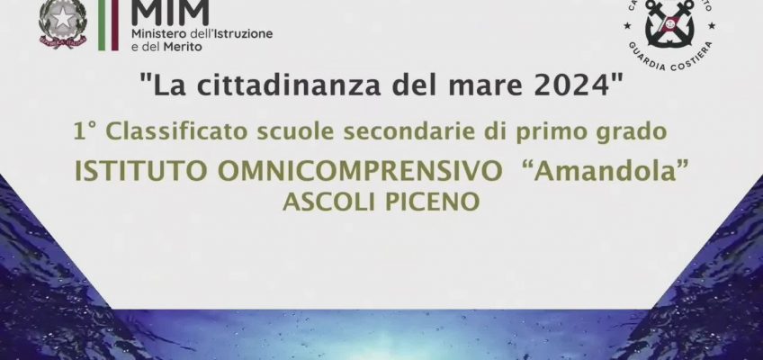 LA SCUOLA DI AMANDOLA PROTAGONISTA ALLA GIORNATA DEL MARE