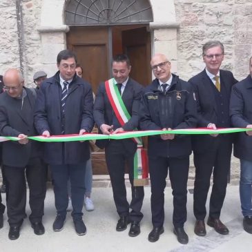 A PIEVE TORINA TAGLIO DEL NASTRO PER IL COMPLESSO DI SANT’AGOSTINO