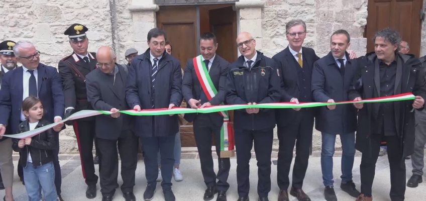 A PIEVE TORINA TAGLIO DEL NASTRO PER IL COMPLESSO DI SANT’AGOSTINO