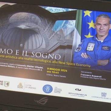 LA SPACE ECONOMY ATTERRA AD URBINO CON L’ASTRONAUTA VILLADEI