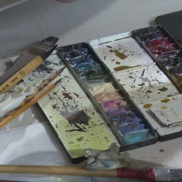 FERMO IN ACQUARELLO, ENTUSIAMO DEGLI ARTISTI INTERNAZIONALI