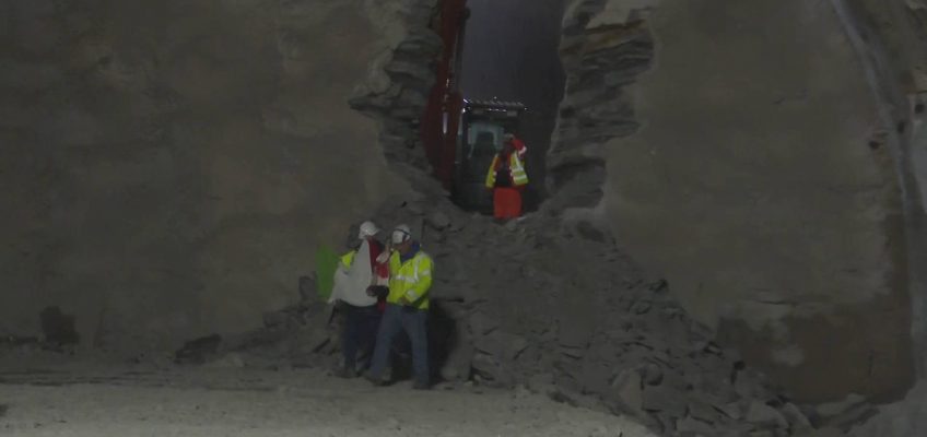 SMOTTAMENTO ALLA GALLERIA DI TRISUNGO AD ARQUATA DEL TRONTO