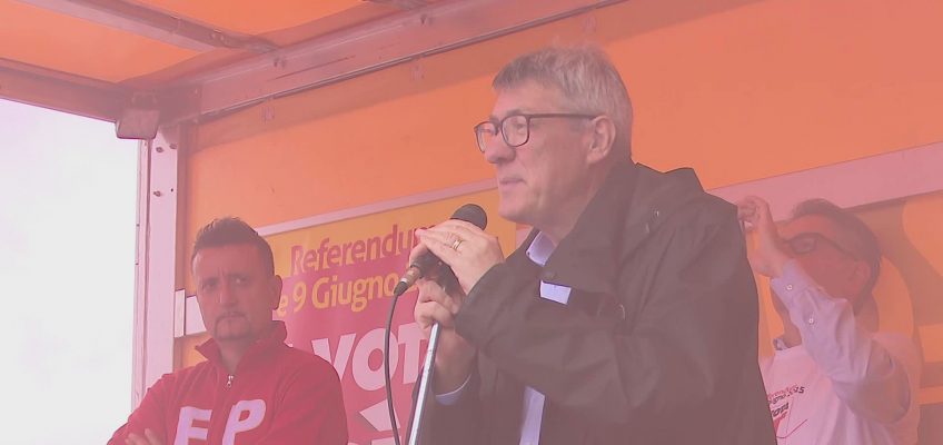 LANDINI AD ANCONA: “REFERENDUM PER DIRE BASTA AI PRECARI”