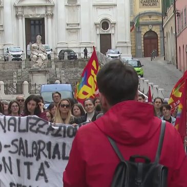 COOPERATIVE SOCIALI, LA PROTESTA DEI LAVORATORI