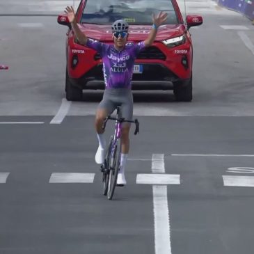 GIRO D’ITALIA: L’ARRIVO A CASTELRAIMONDO
