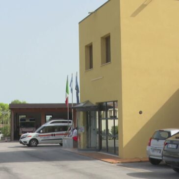 PISTOLA NELLA SEDE DELLA CROCE AZZURRA, CHOC A SIROLO