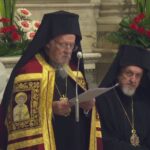 LORETO, IL PATRIARCA DI COSTANTINOPOLI BARTOLOMEO I BENEDICE L'ICONA DELLA VERGINE